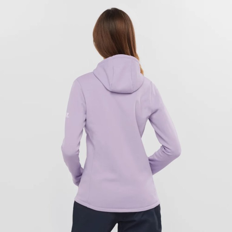 Chaquetas Salomon Essential Xwarm Mujer Lavanda | MX DNLF250